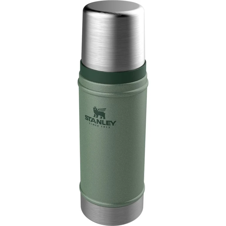 Stanley Classic Legendary Vacuum Bottle 0,47L i grönt, termos i rostfritt stål.